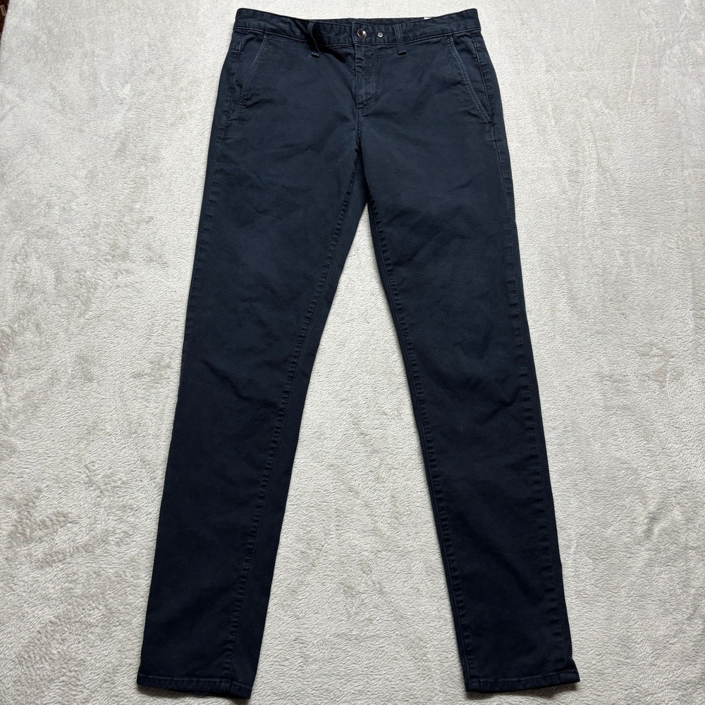 Rag & Bone Pants Mens 33x32 M1724O060NVY Navy Cotton Stretch EUC